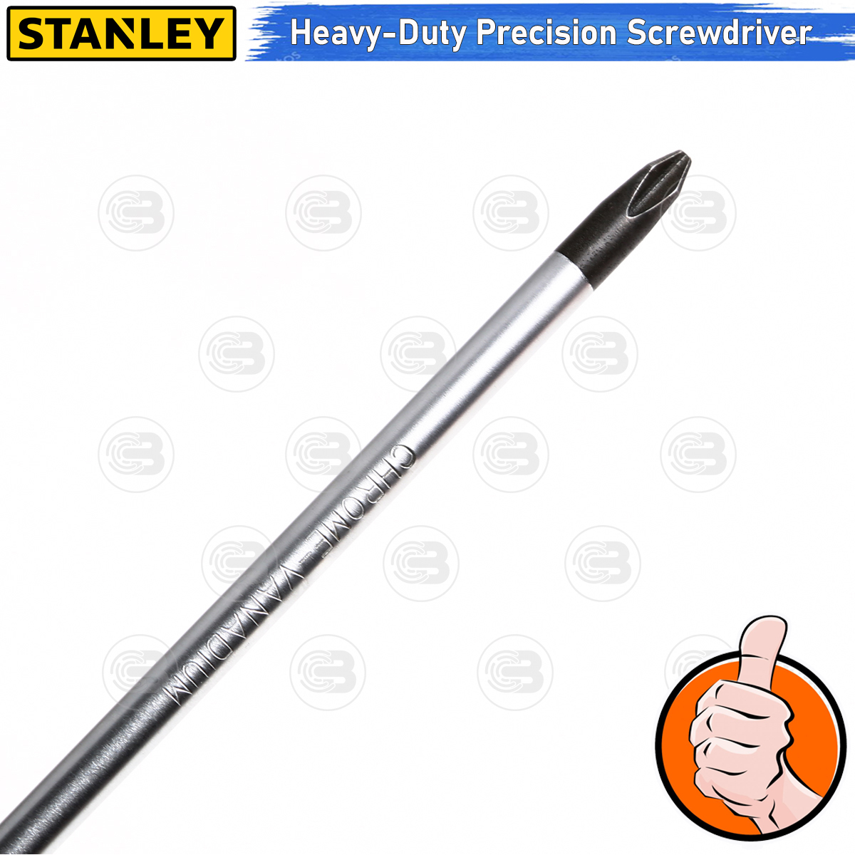 [CoolBlasterThai] STANLEY CUSHION GRIP SCREW DRIVER PHILLIPS PH2 x 150MM (STMT60811-8)