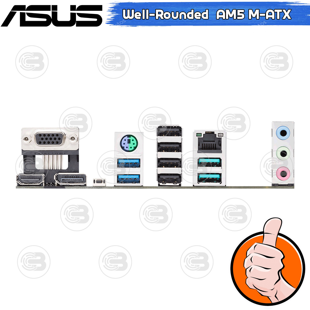 [CoolBlasterThai] ASUS MAINBOARD PRIME B650M-A II AMD SOCKET AM5 DDR5 MICRO-ATX ประกัน 3 ปี