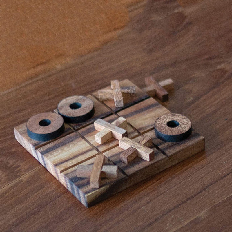 เกมOX โอเอกซ์ไม้ฉ่ำฉ่า (Tic-tac-toe)