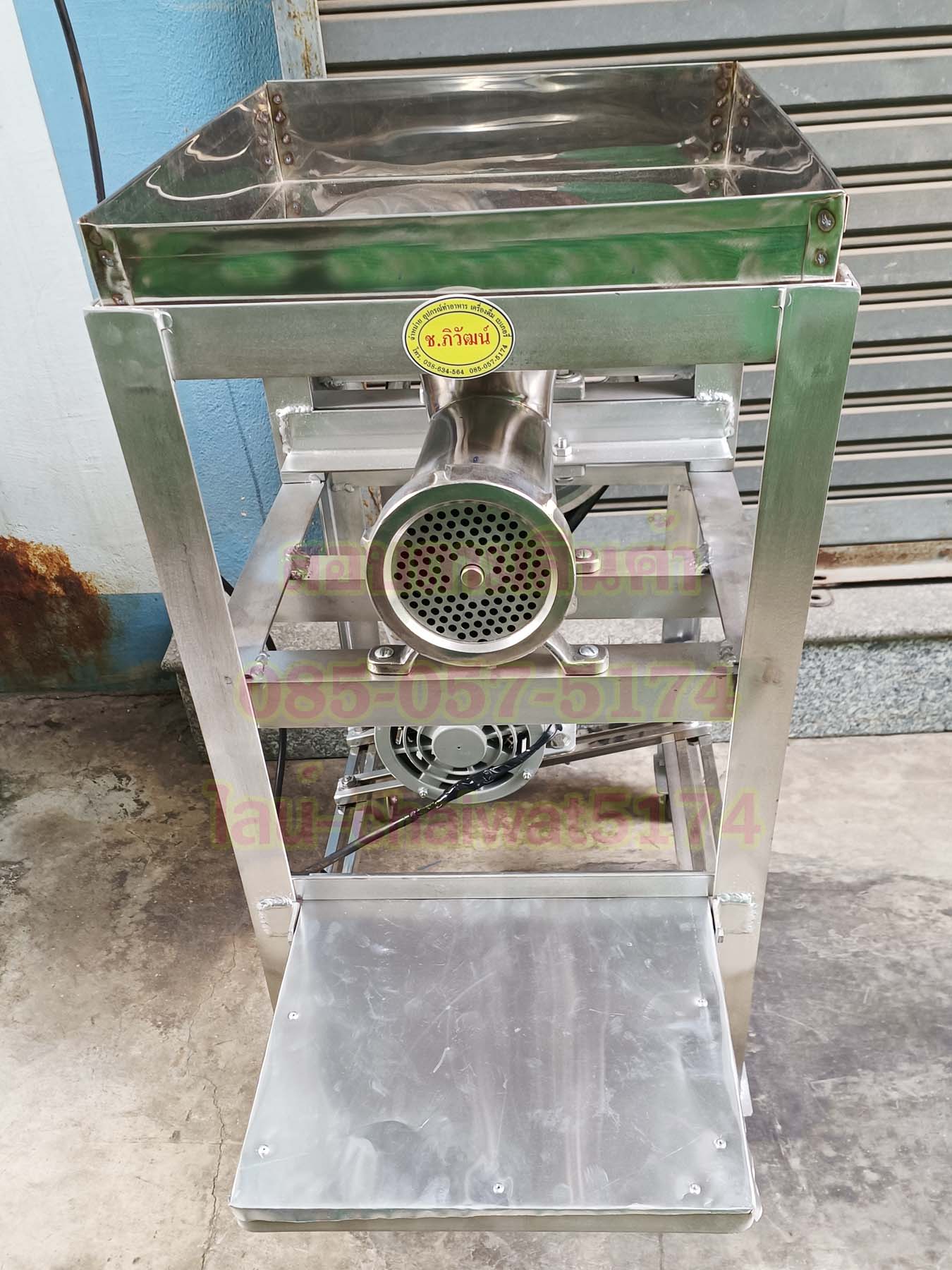 เครื่องบดหมูสแตนเลสเบอร์32โครงสแตนเลสฉาก