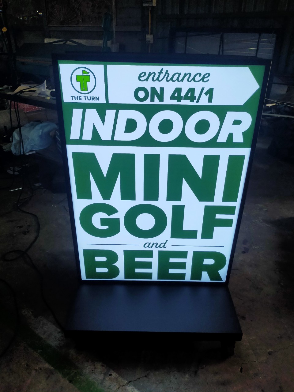 งานป้ายกล่องไฟ