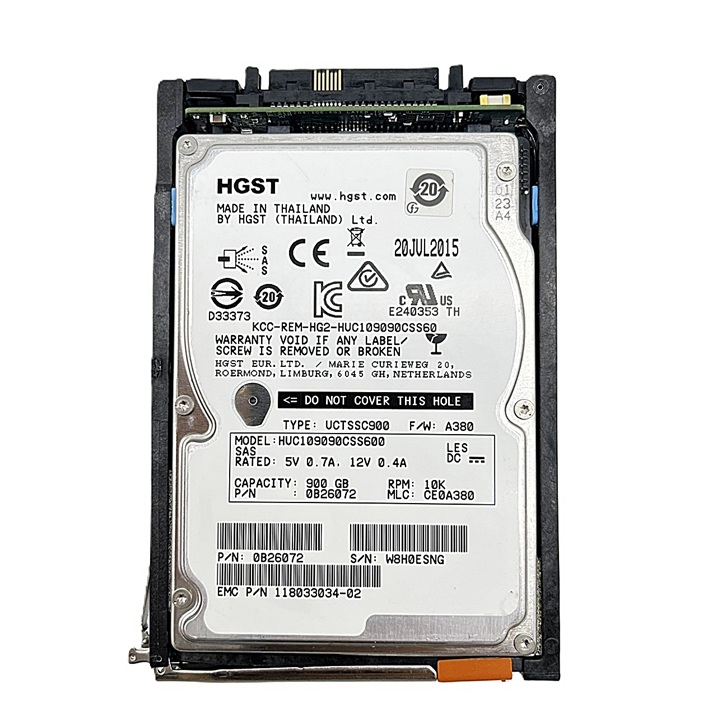 EMC 005050349 [TorCompTH - ขาย จำหน่าย ราคา] EMC 900GB 10K 6G SAS 2.5IN HDD for VNXe3200 VNX5100 VNX5200