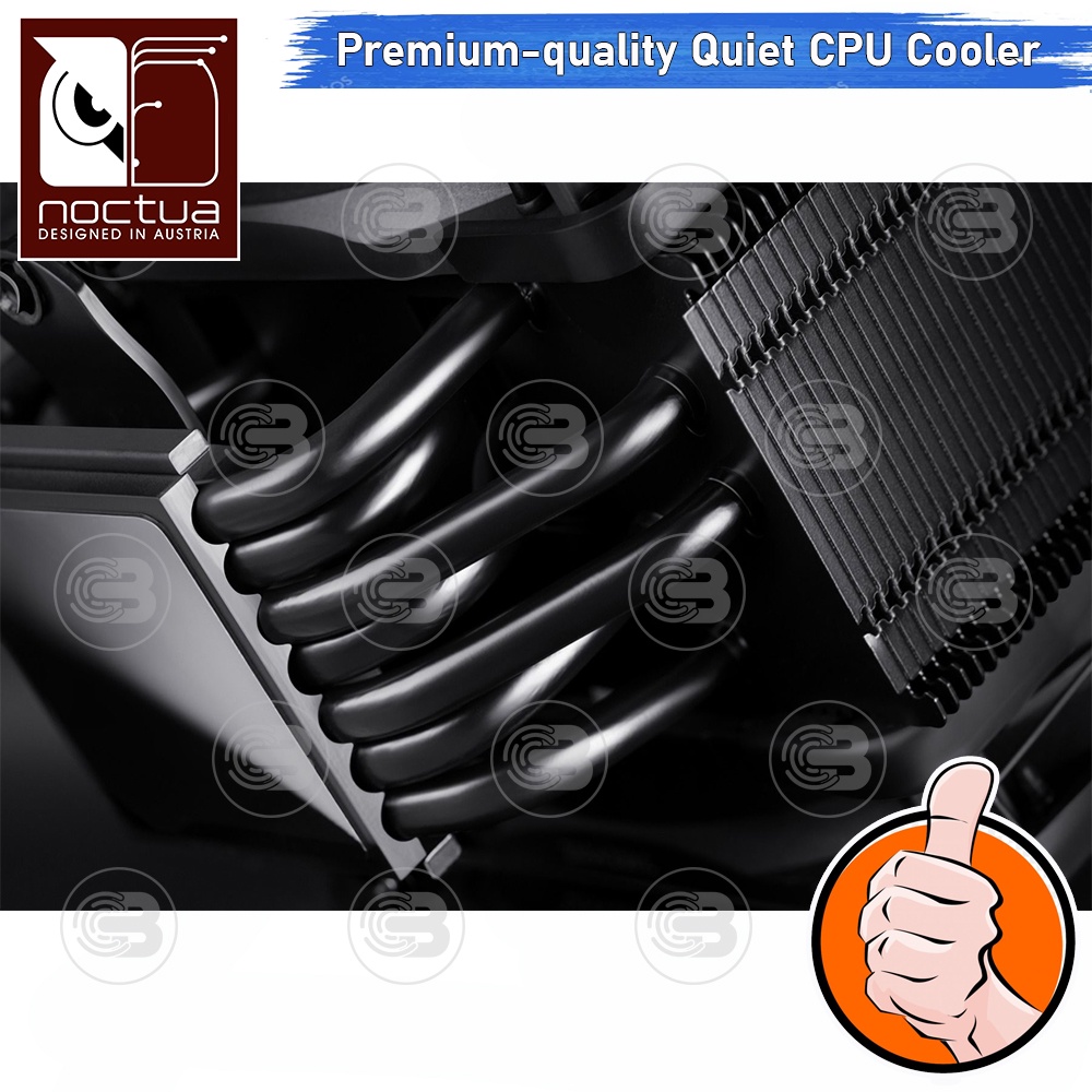 [CoolBlasterThai] Noctua NH-U12A CHROMAX.BLACK Heat Sink CPU Cooler (AM5/LGA1700 Ready) ประกัน 6 ปี