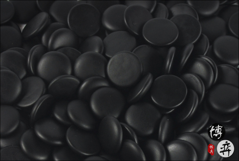 เม็ดหมากล้อมหินYunzi A (นูน1ด้าน)