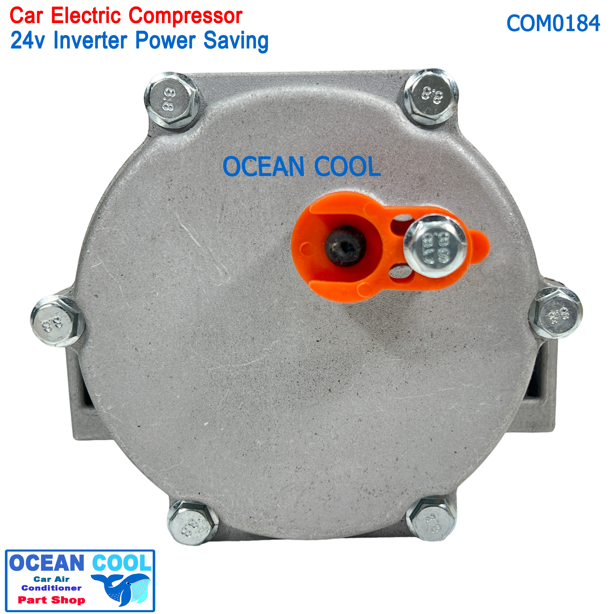 คอมเพรสเซอร์ ไฟฟ้า 24V อินเวอร์เตอร์ COM0184 มีช่องต่อ คุมความเร็วพัดลม ได้ Electical Compressor inverter 24v ปรับควมเร็วรอบ คอมได้ คอมไฟฟ้า คอมแอร์ไฟฟ้า