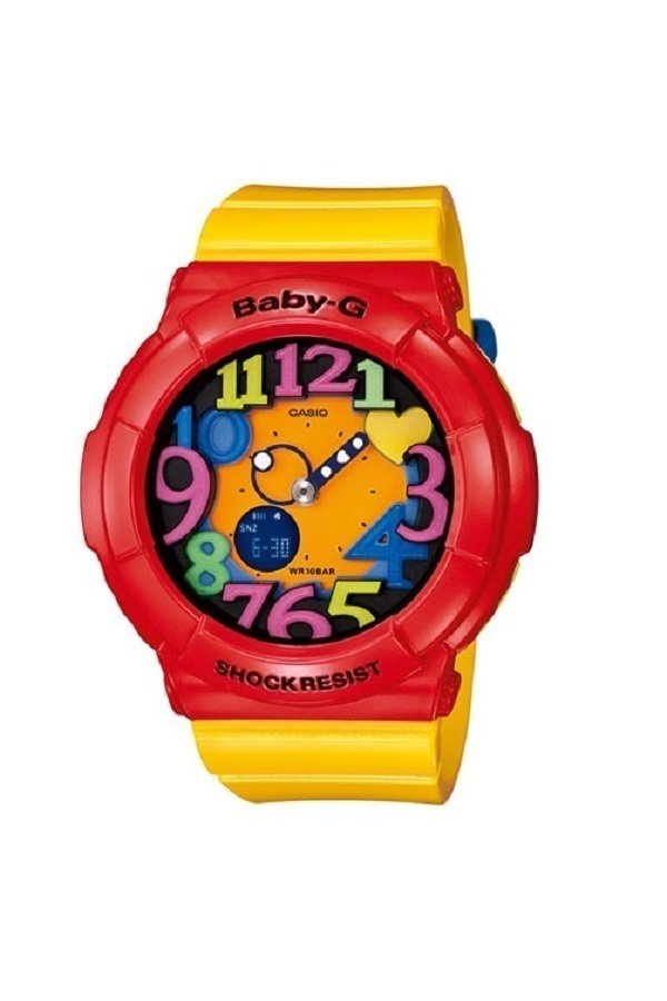 Casio Baby G นาฬิกาข้อมือหญิง สีเหลือง สายเรซิ่น รุ่นBGA-131-4B5DR