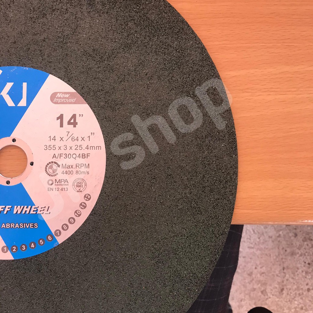 ตัดเหล็ก 14 ใบตัดไฟเบอร์ ตัดสแตนเลสอย่างดี ใบตัดขนาด 14 นิ้ว KJ