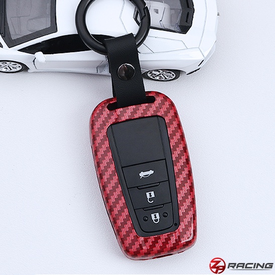 เคสกุญแจ Corolla Cross ลายคาร์บอนสีแดง