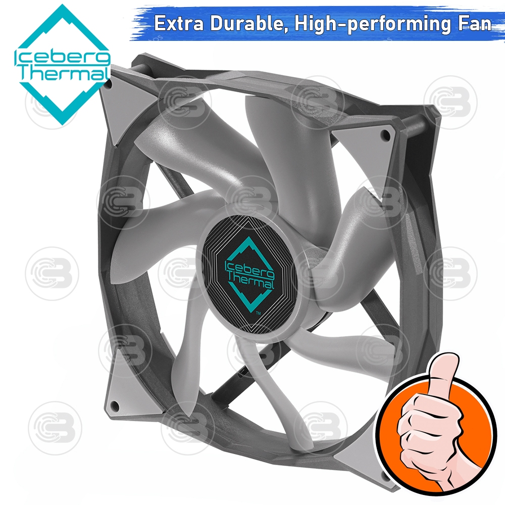 [CoolBlasterThai] Iceberg Thermal IceGALE Xtra 140 Gray Fan Case (size 140 mm.) X2 Value Pack ประกัน 6 ปี