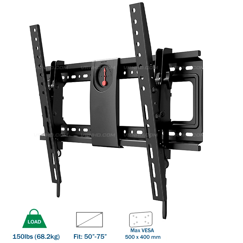 VZ-T5400 ขาแขวนทีวี Extra Slim Large 55"- 75" Tilt Wall mount,Max VESA 500x400 mm.,Weight Capacity 68.2Kg (Brownbox)