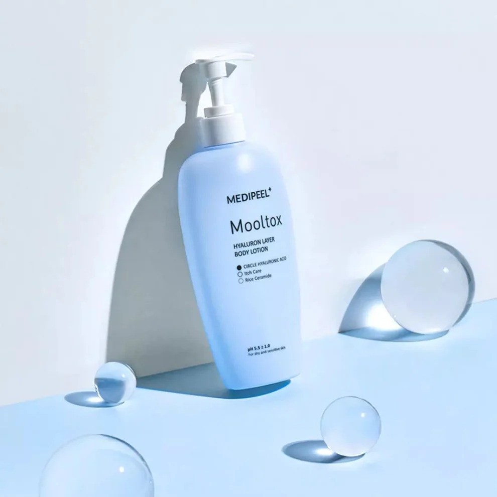 Medipeel Hyaluron Layer Mooltox Body Lotion 400ml. โลชั่นบำรุงผิวตัวฮิตจากเกาหลี