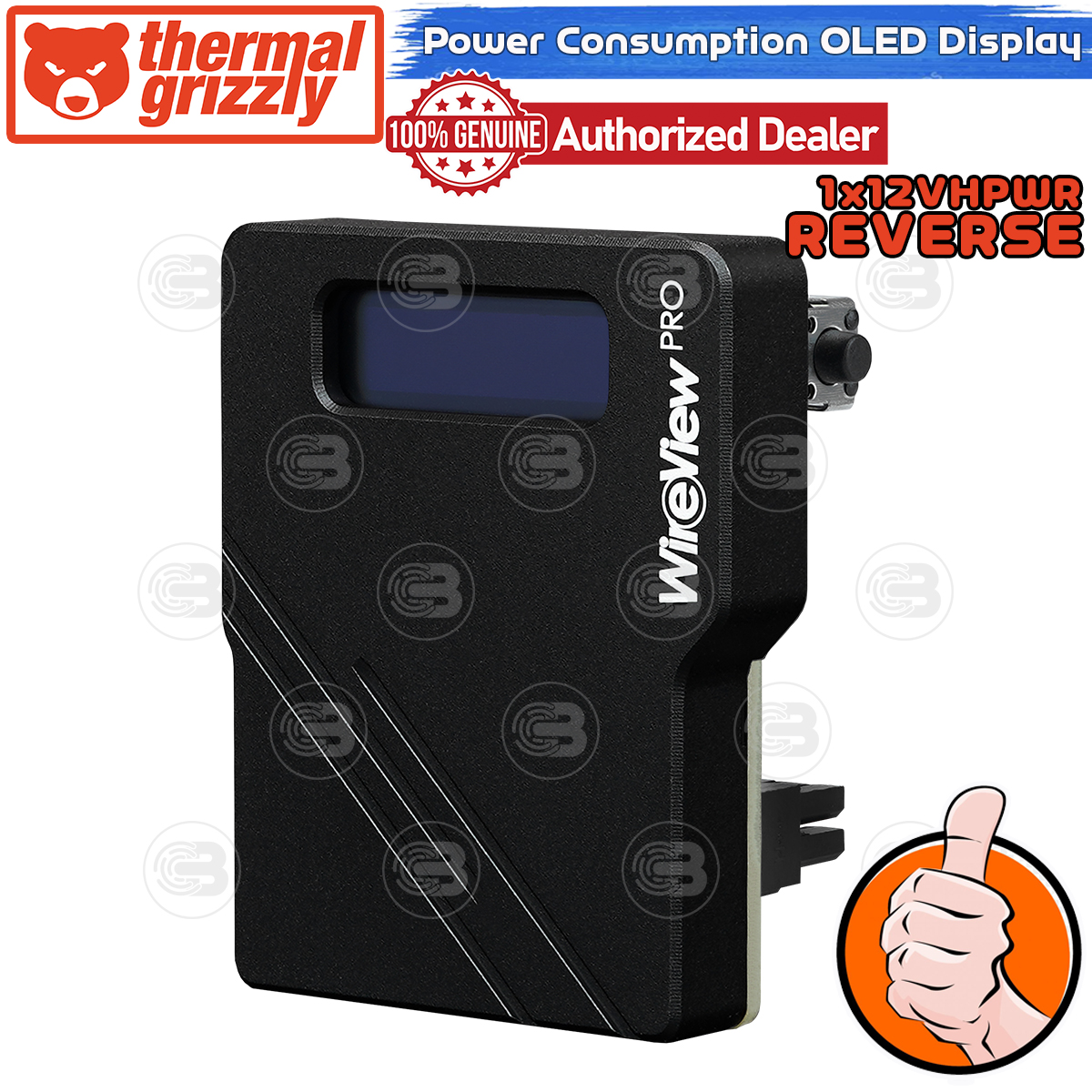 [CoolBlasterThai] Thermal Grizzly WireView GPU Pro (WV-P-H1R) 12VHPWR Reverse GPU Power Consumption OLED Display