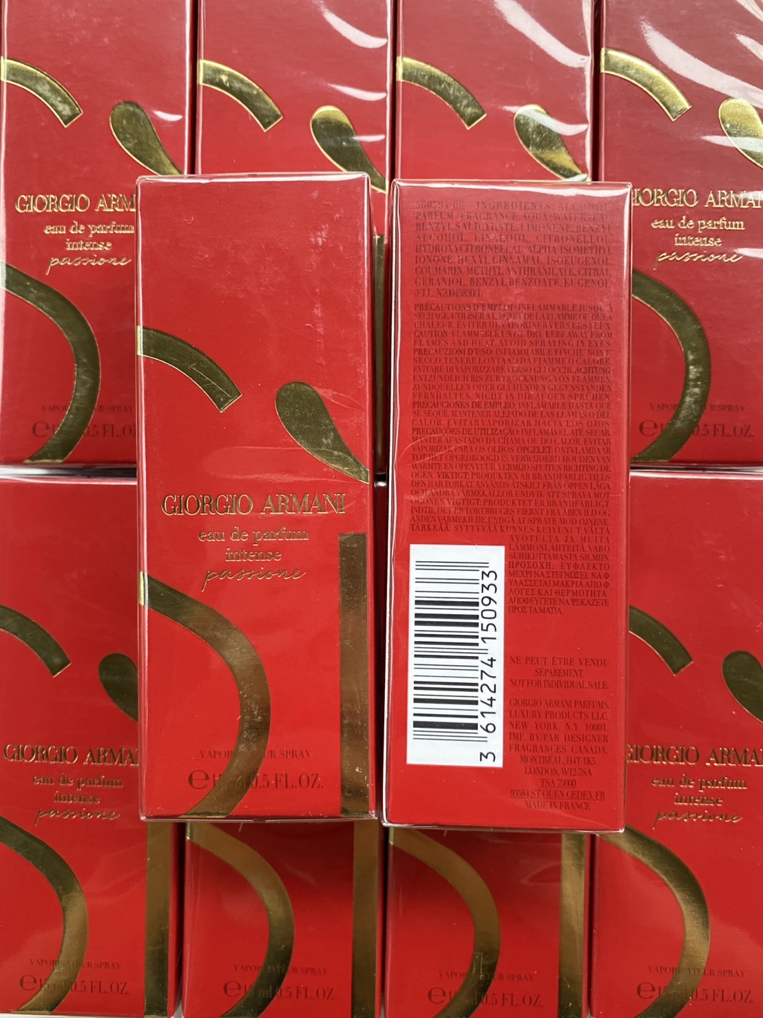 Giorgio Armani Si Passione Intense EDP 15ml. น้ำหอมขนาดทดลอง ของแท้