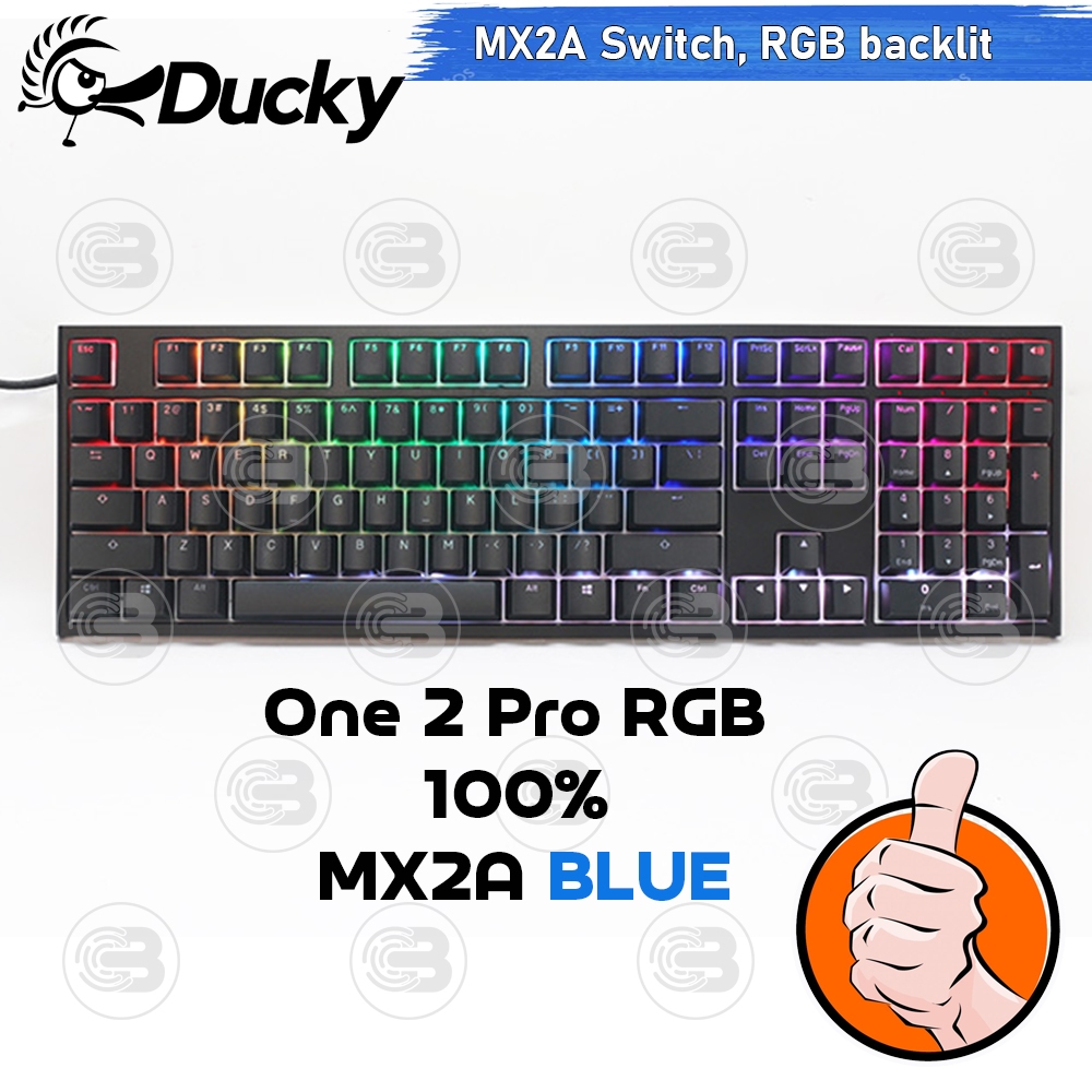 [CoolBlasterThai] Ducky One 2 Pro RGB BLUE MX2A Switch 100% TH/EN