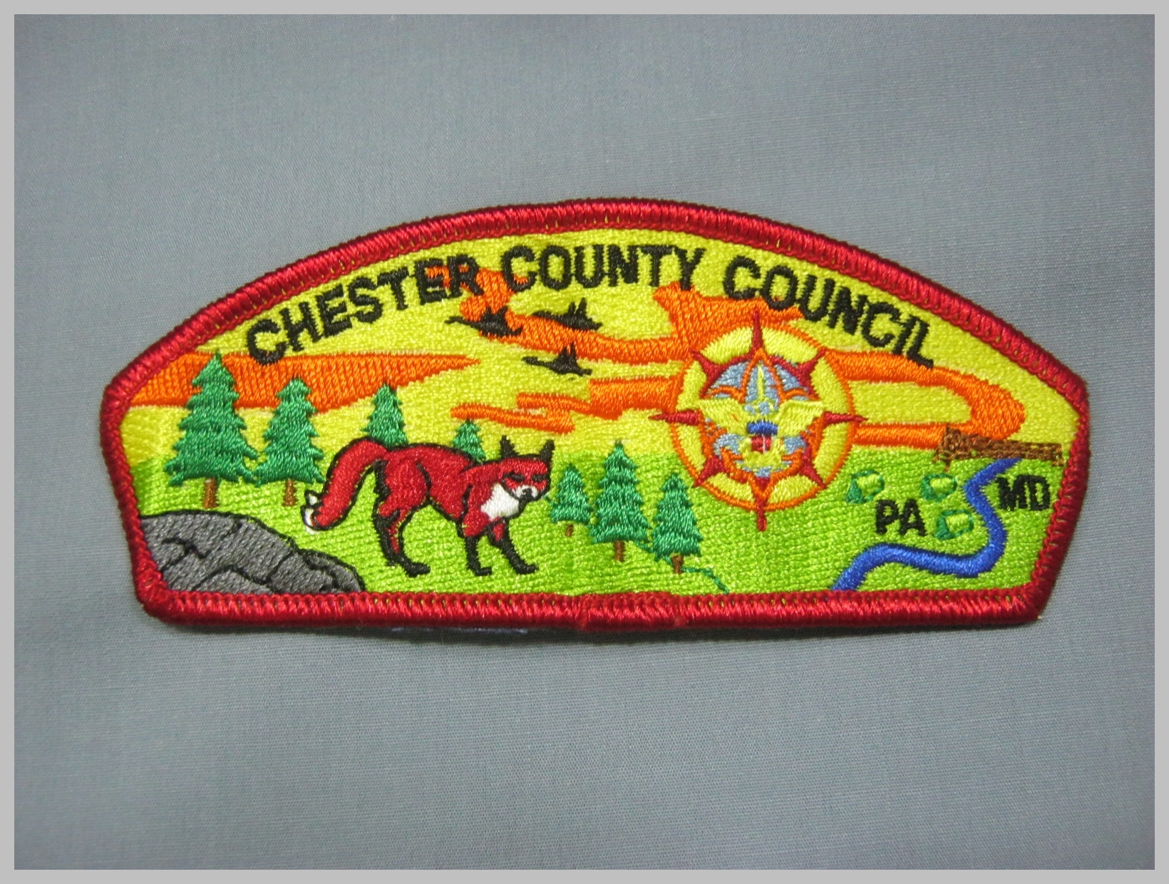 ขายแล้ว อาร์ม ลูกเสือสหรัฐ CHESTER COUNTY