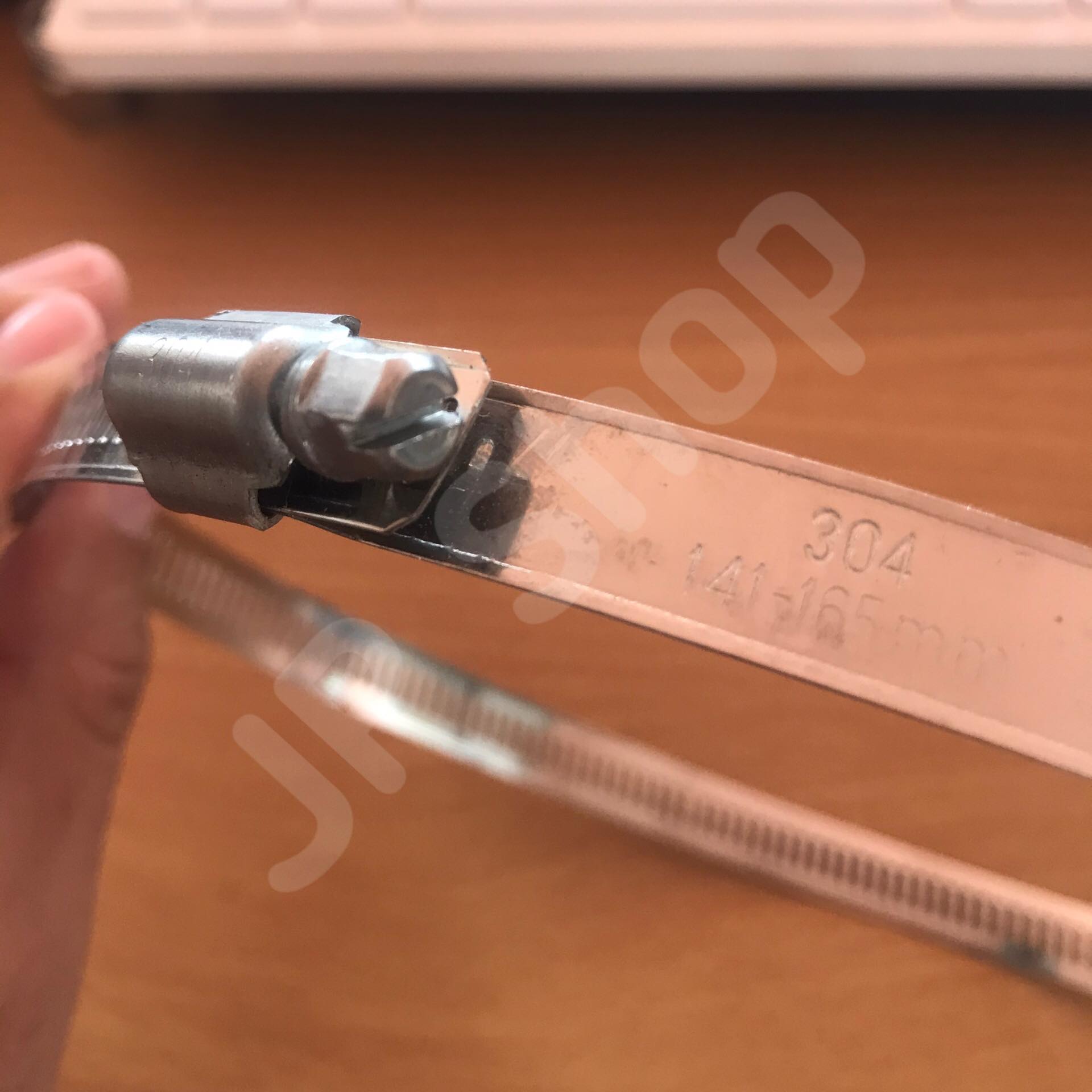 ปลอกรัด 141-165 (12 มม.) แคลมป์รัดท่อสแตนเลส 304 #141165