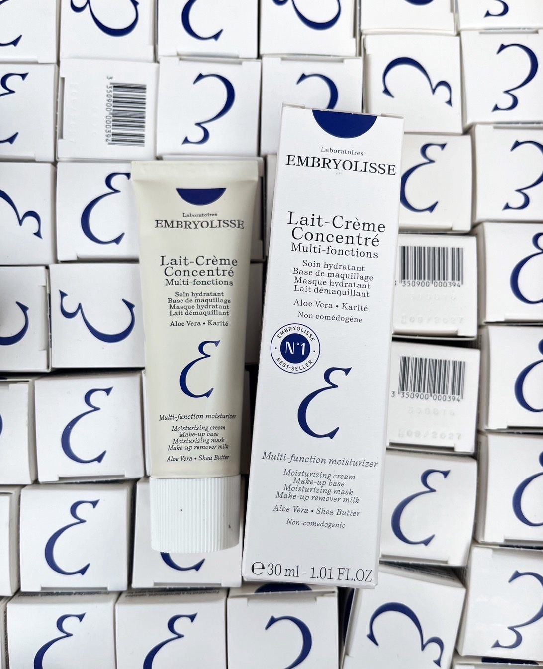แพ็คเก็จใหม่ Embryolisse Lait Cream Concentrated Moisturizer (Make-up Primer) multi-function Moisturizer 30ml.
