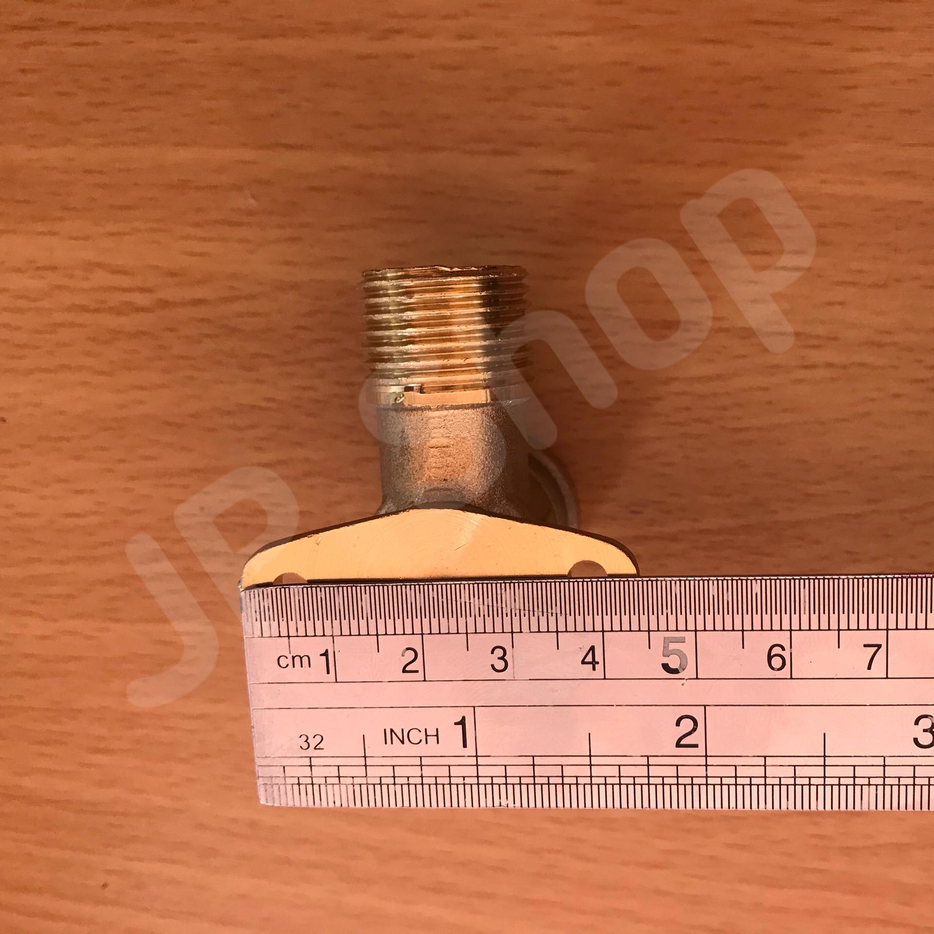 ข้องอทองเหลืองขนาด 4 หุน เกลียวนอก-ใน มีฐานยึด ข้อต่อ ข้องอทองเหลือง มี บาน ยึด ขนาด 4 หุน #1254