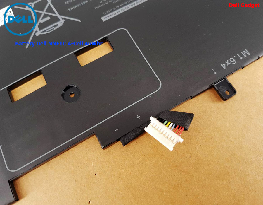 Battery Dell XPS 13 รุ่น 9365 4-Cell, 46Wh แบตเตอรี่ NNF1C ของแท้รับประกันศูนย์ Dell Thailand On-site Service
