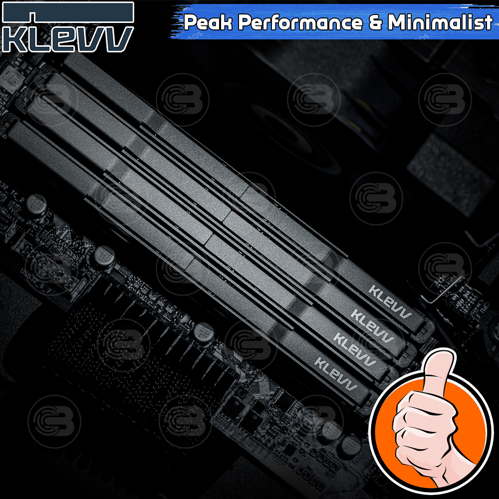 [CoolBlasterThai] KLEVV BOLT V Charcoal Grey 32GB (16GBx2) DDR5-6000 CL28-36-36 (LT-Warranty)