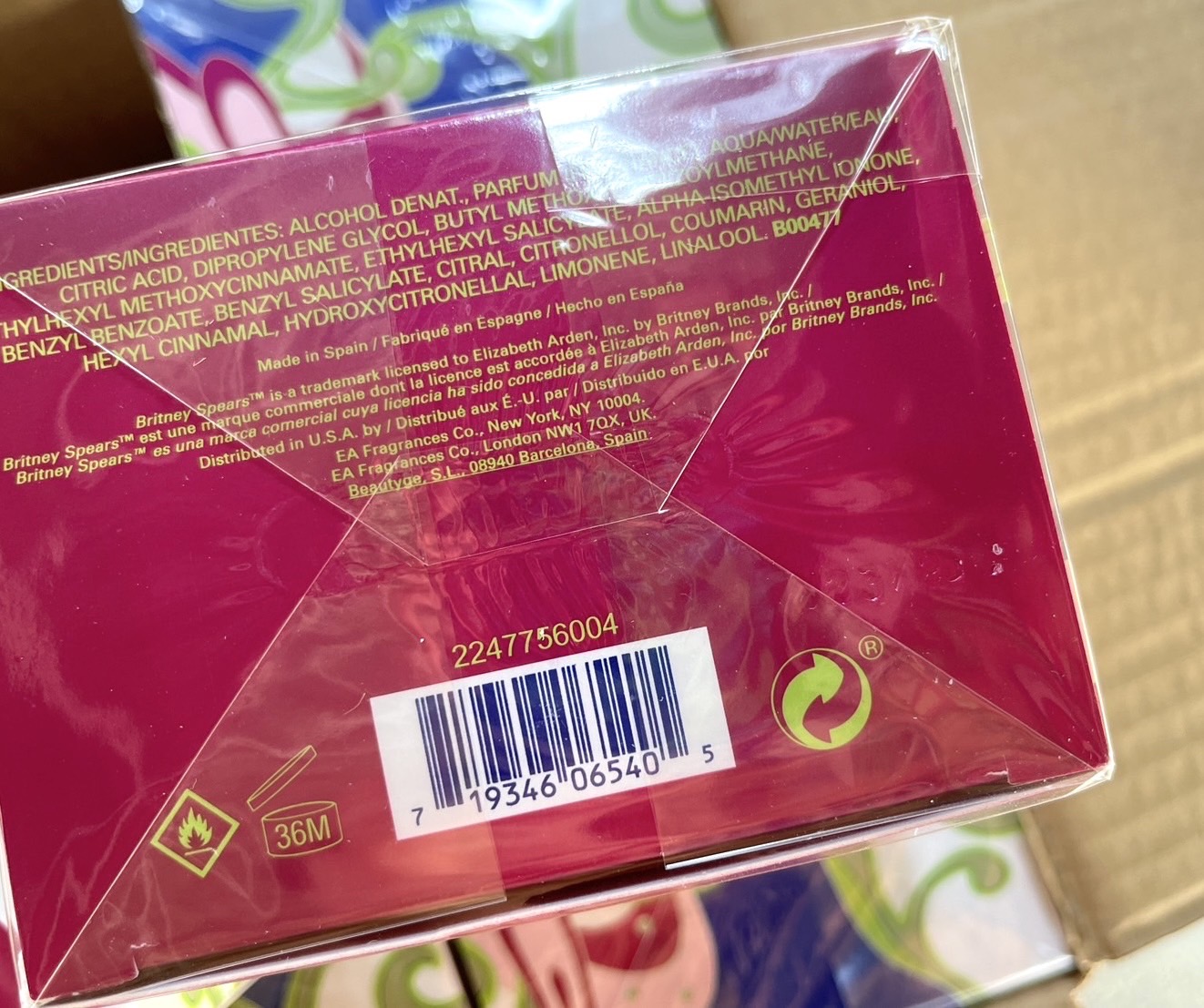 Britney Spears Fantasy EDP 100ml. น้ำหอมบริทนีย์สเปียร์ส (1กล่อง)