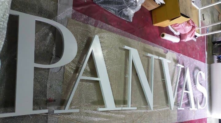 งานป้ายไฟออกหลัง PANVAS