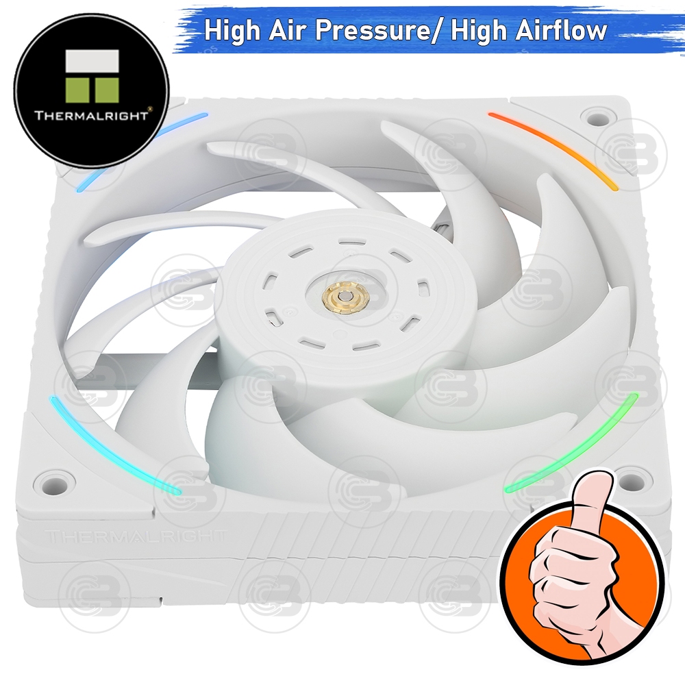 [CoolBlasterThai] Thermalright TL-K12W Optimized Static Pressure ARGB Fan Case (size 120 mm.) ประกัน 3 ปี