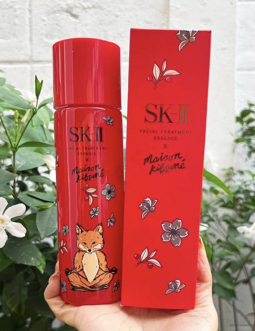 เอ็สเซ้นส์ SK-II Facial Treatment Essence Collection X Maison Kitsune Red 230ml [Limited] น้ำตบ เอสเคทู