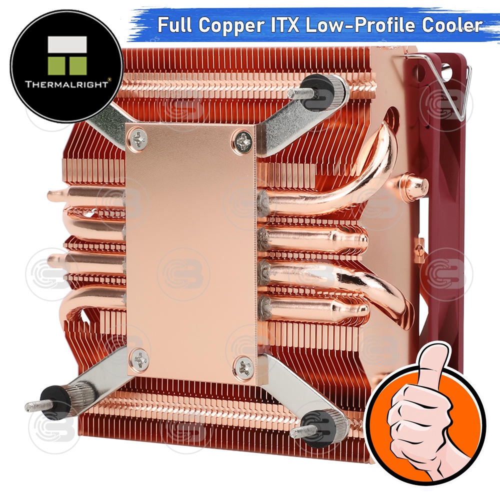 [CoolBlasterThai] Thermalright AXP90 X47 Full Copper Low-Profile CPU Cooler with 4 Heatpipes (AM5/LGA1851 Ready) ประกัน 6 ปี
