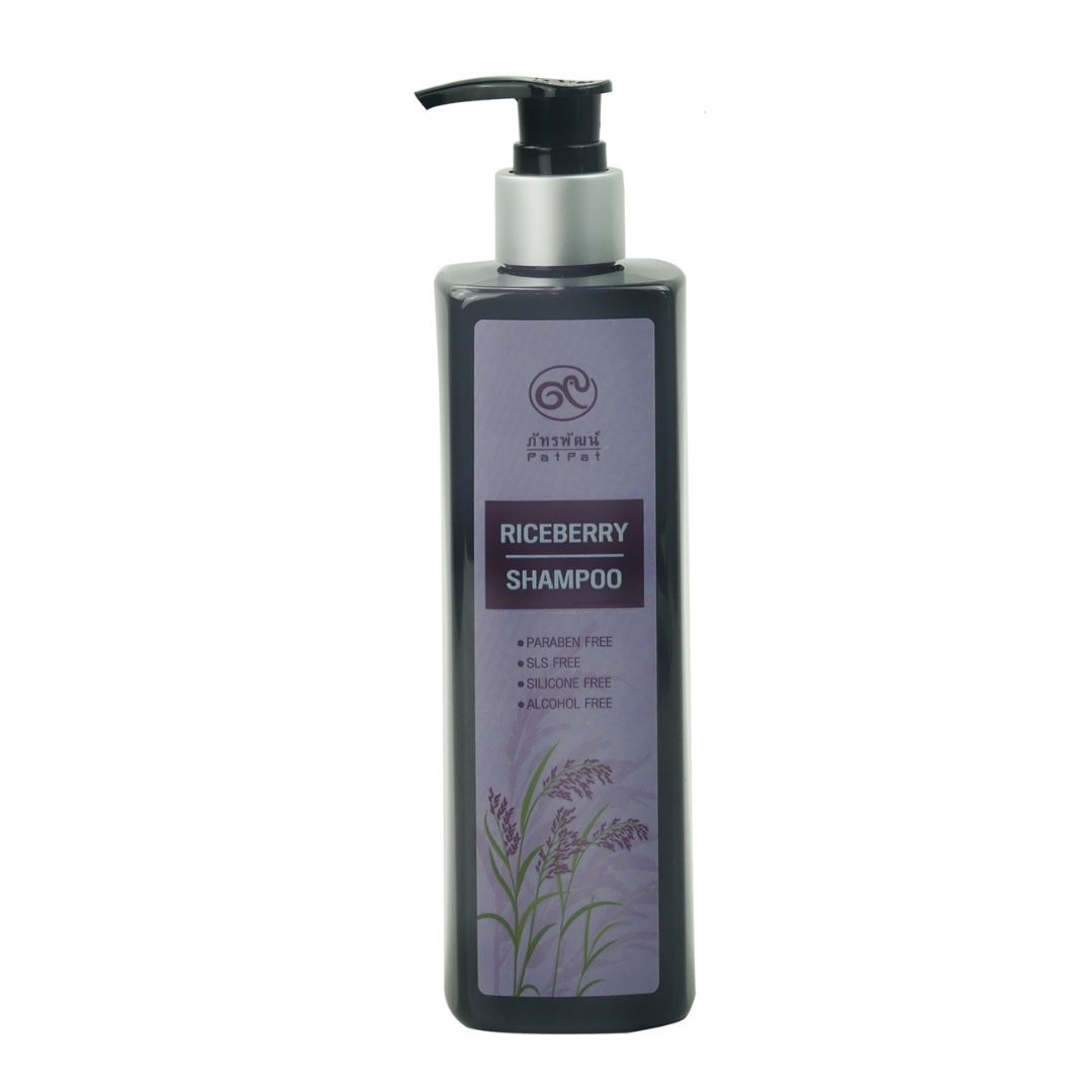 แชมพูและครีมบำรุงผม จากข้าวไรซ์เบอร์รี่ (Riceberry Hair Shampoo&Conditioner) 350 มิลลิลิตร