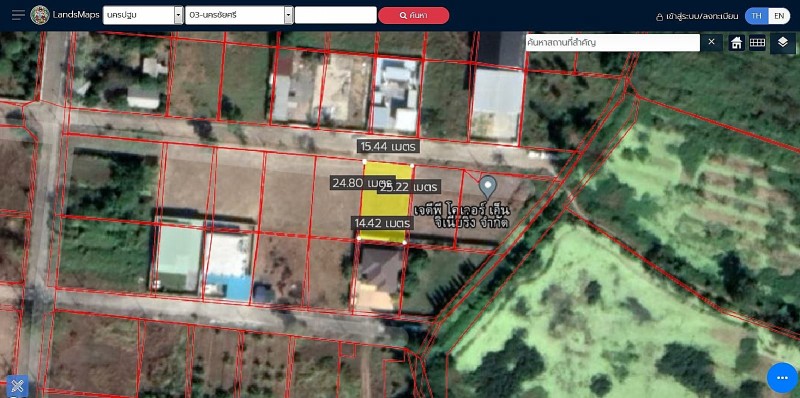 ขายที่ดินถมแล้ว ย่าน ไร่ขิง สามพราน นครชัยศรี บรมราชชนนี : ออมไทย : 100 ตารางวา
