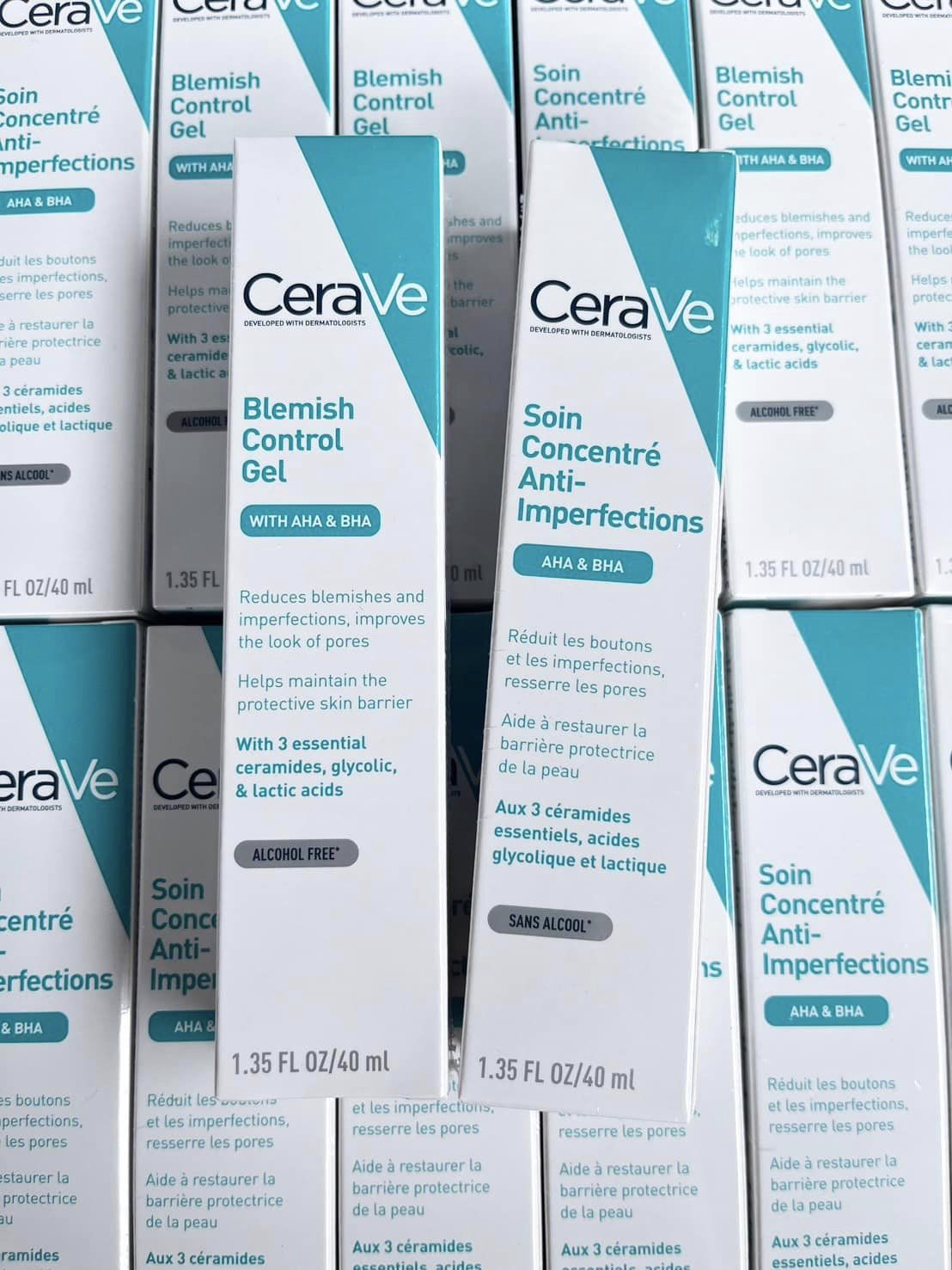 CeraVe Blemish Control Gel 40ml. มอยซ์เจอไรเซอร์เจลลดปัญหาสิว