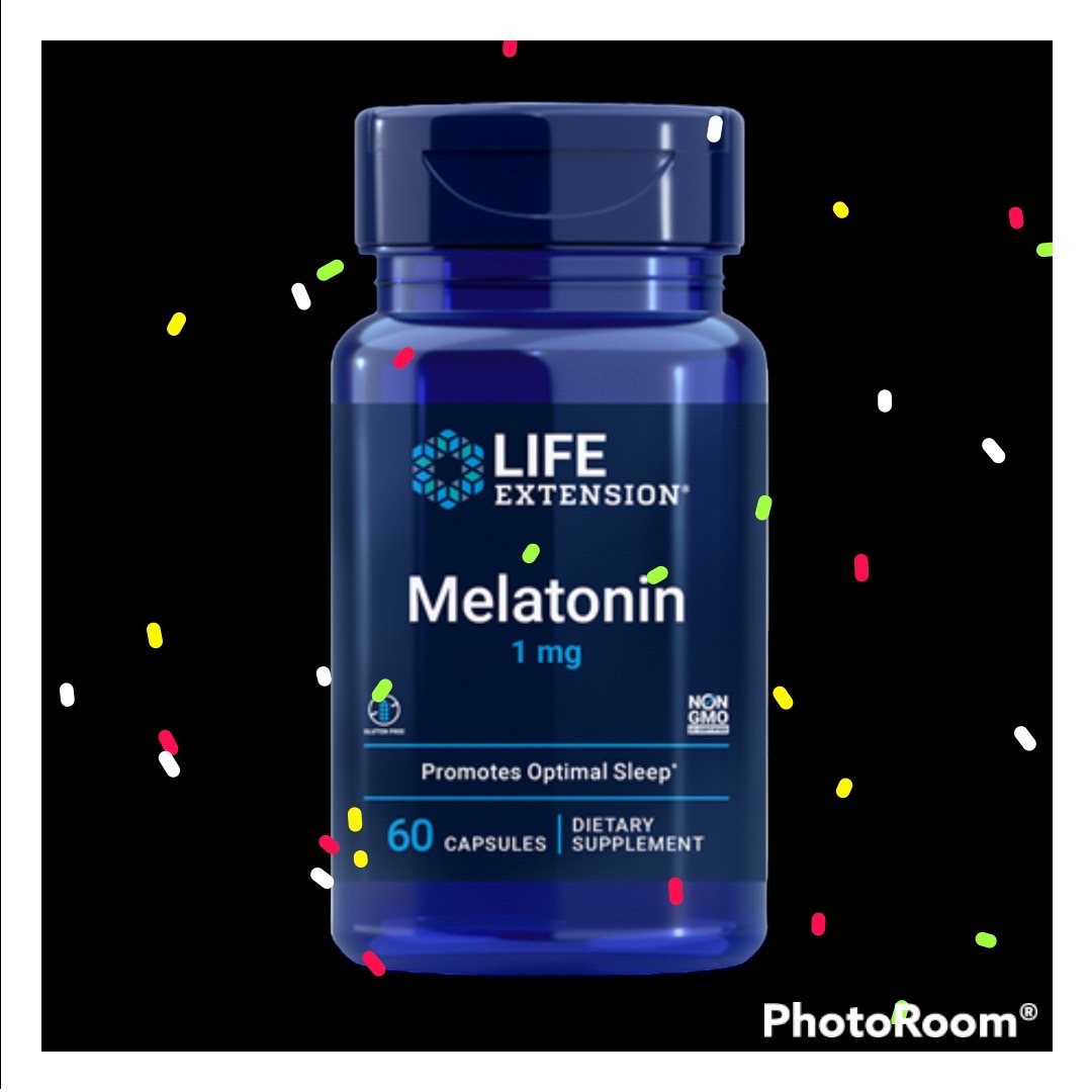 Life Extension Melatonin 1 mg 60 Capsules ช่วยลดความเสื่อมความชรา ช่วยปรับสมดุลการทำงานของฮอร์โมนหลากหลายในร่างกายโดยเฉพาะ Growth Hormone