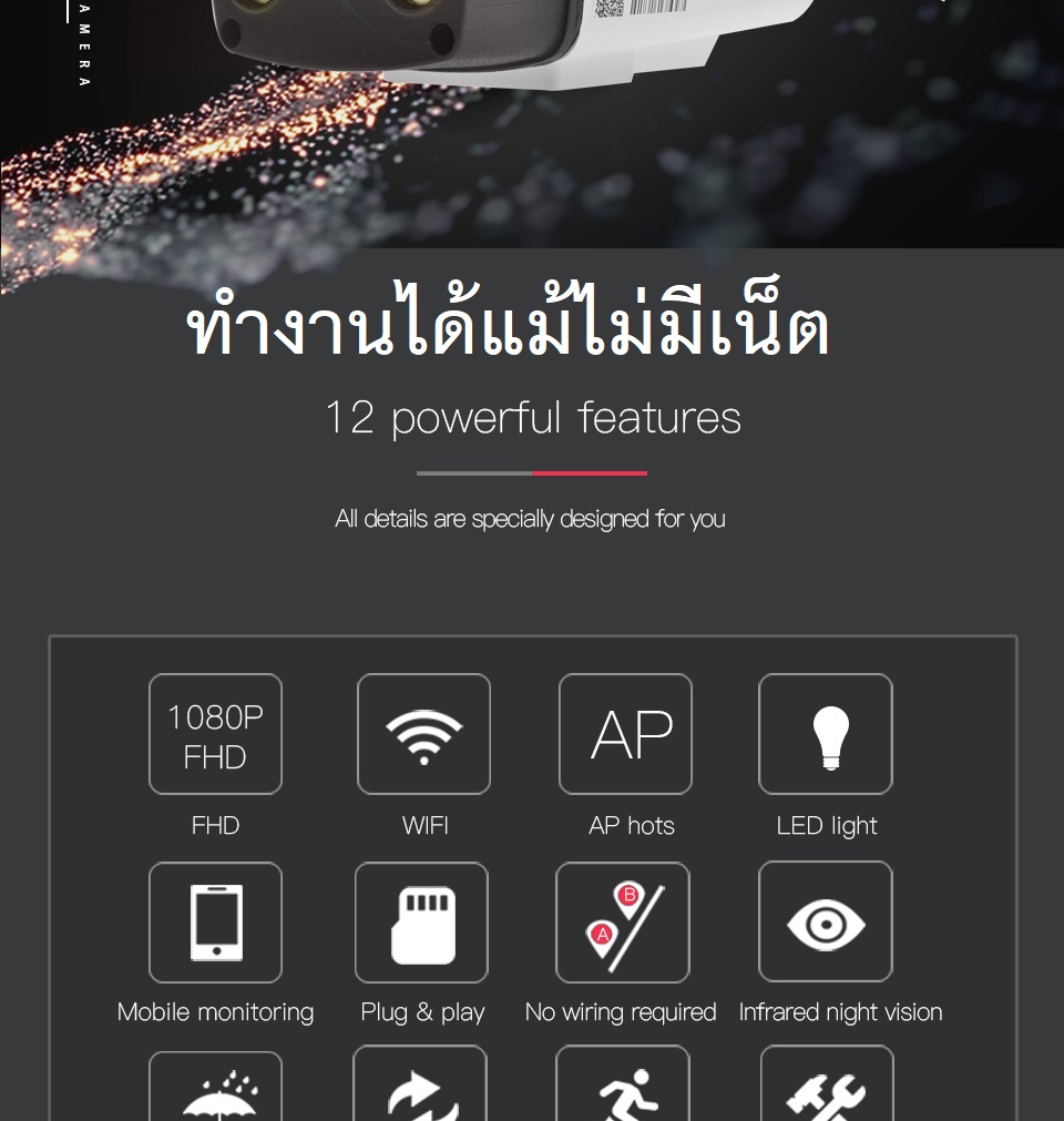 กล้อง Vstarcam c18s