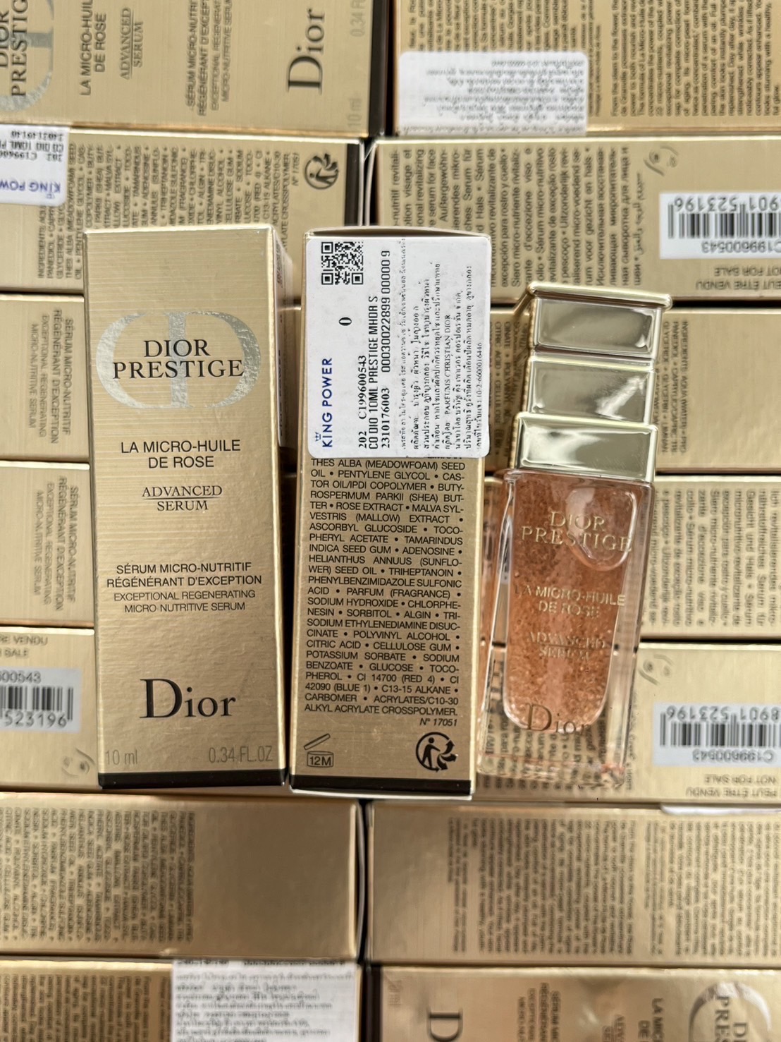 Dior prestige la micro-huile de Rose Advanced Serum 10ml. มีกล่อง ของแท้ ตามภาพ