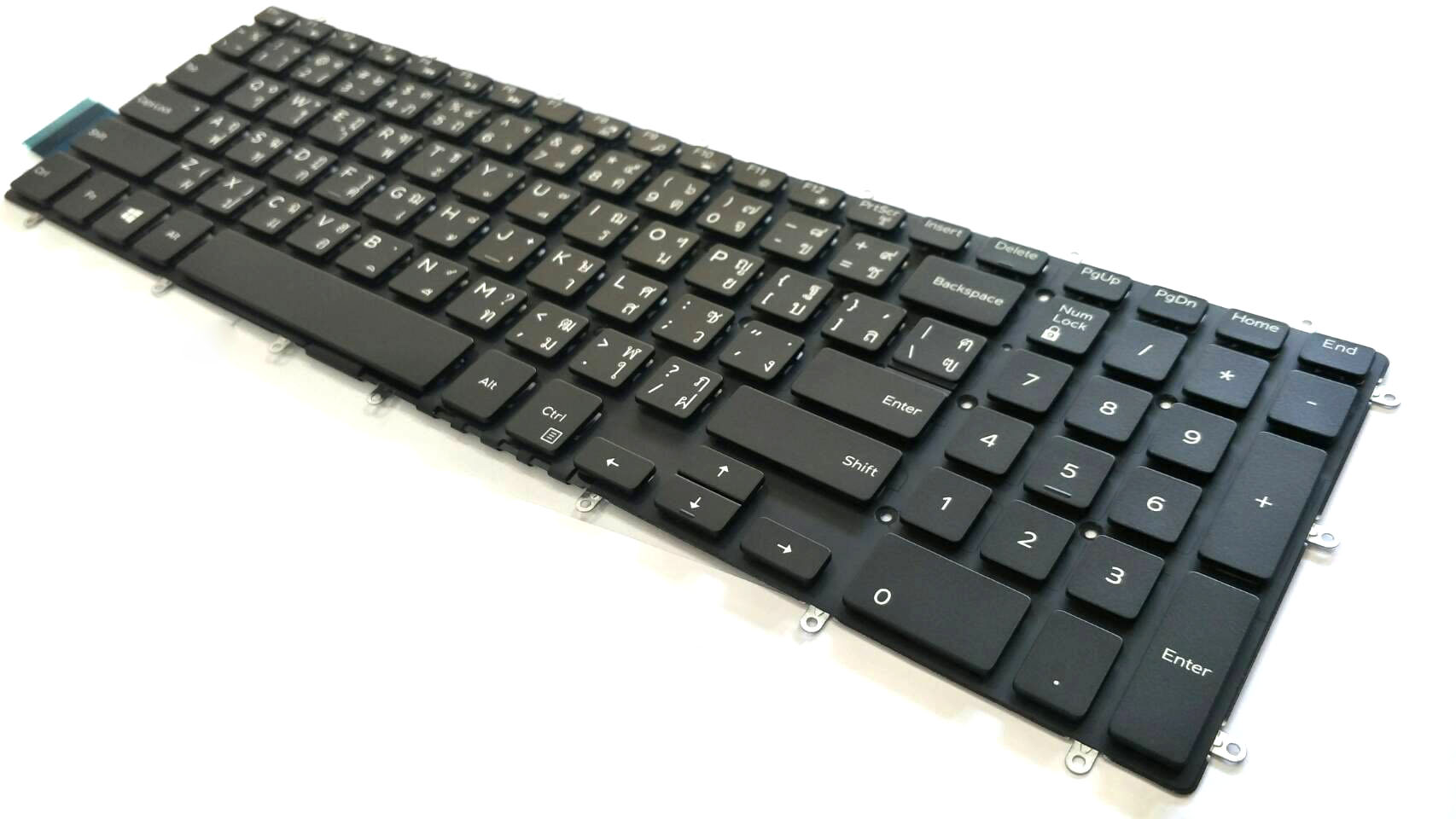 Keyboard Dell Inspiron 7577, คีย์บอร์ด มีไฟ Backlit Dell 7577 แป้นพิมพ์ Thai/Eng MH39N ของแท้รับประกันศูนย์ Dell Thailand On-site Service