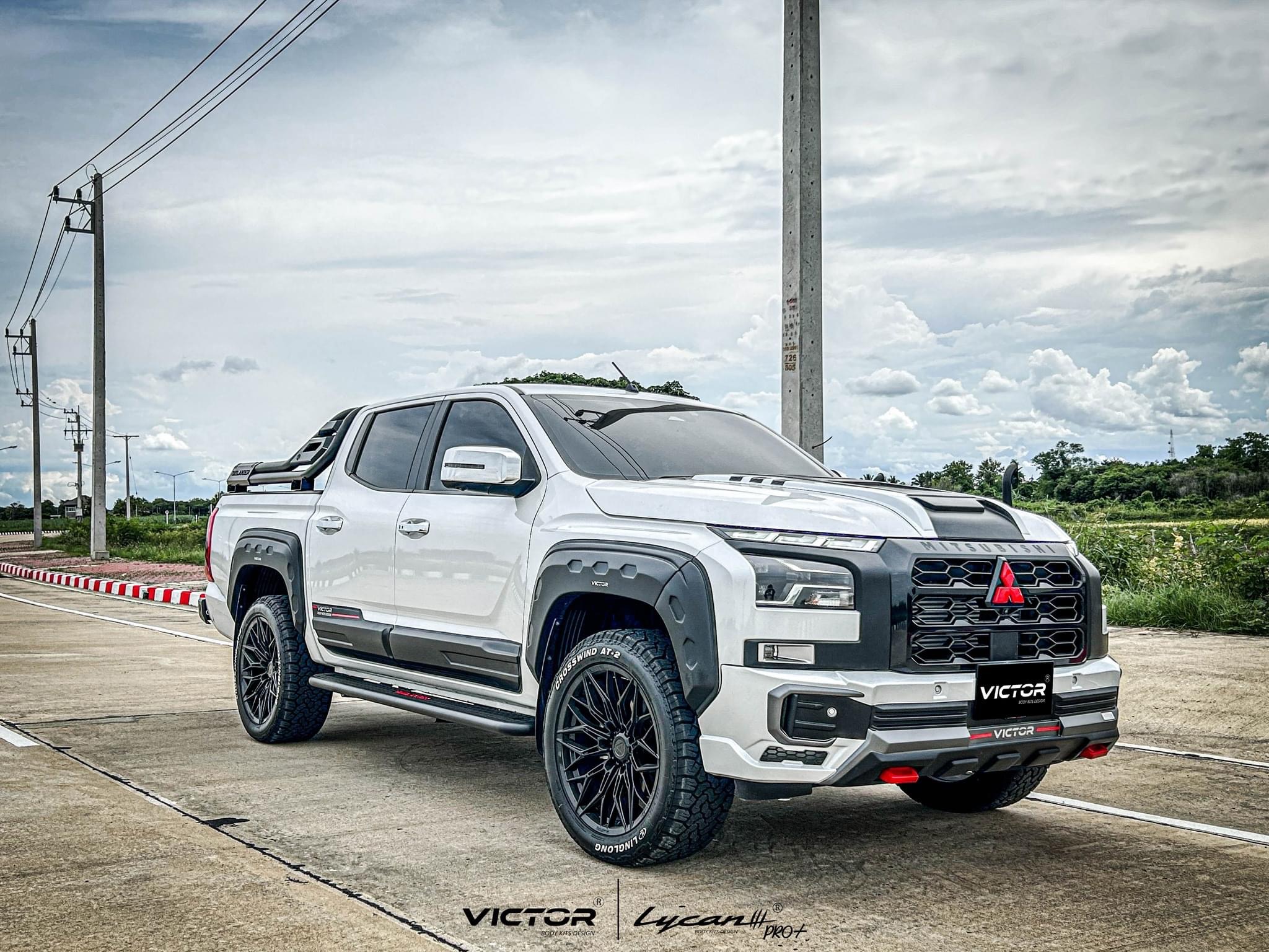 ชุดแต่ง ชุดสเกิร์ต MITSUBISHI TRIRON 2023 รุ่น VICTOR V.1