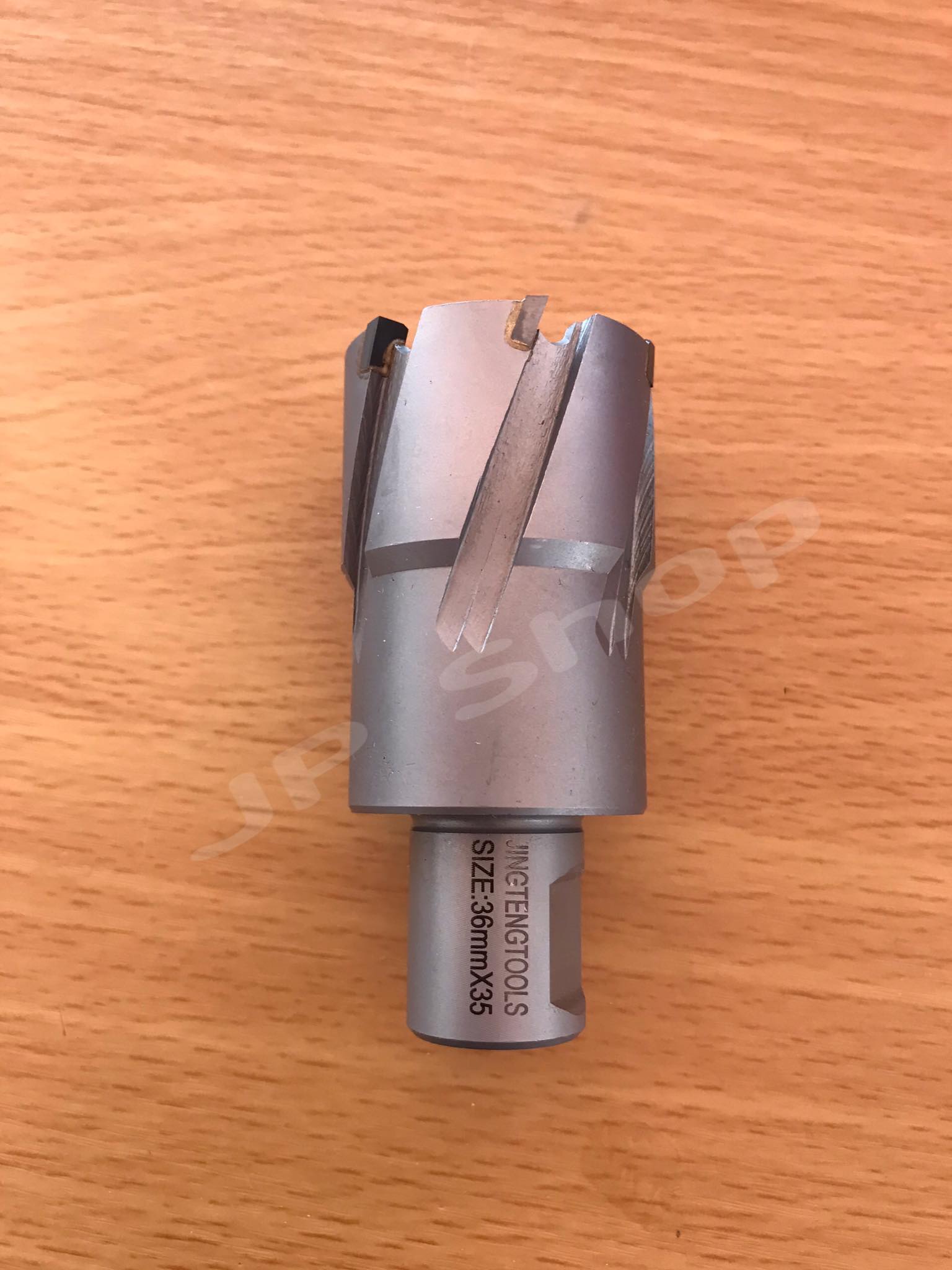 ดอกสว่านเจ็ทบอส แบบโฮลซอว์คาร์ไบสำหรับเจาะเหล็กหนา ด้วยสว่านแม่เหล็กไฟฟ้า ขนาด36*35 มม. #3635