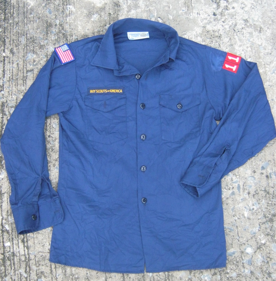 เสื้อลูกเสือ แขนยาว