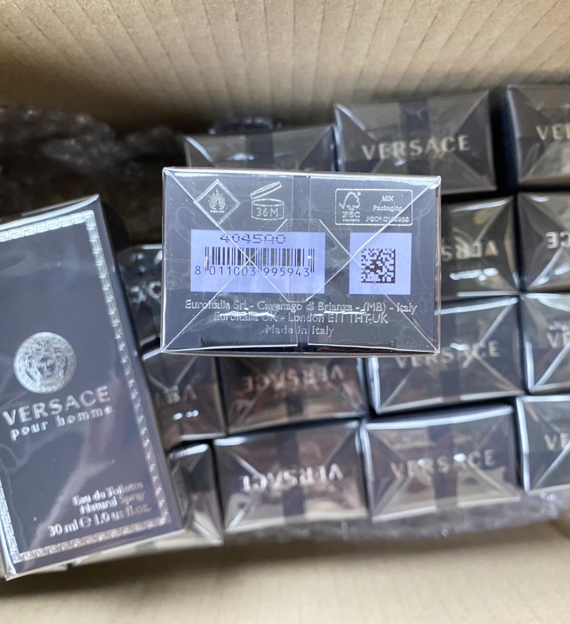 Versace Pour Homme Eau De Toilette 30ml. น้ำหอมของแท้