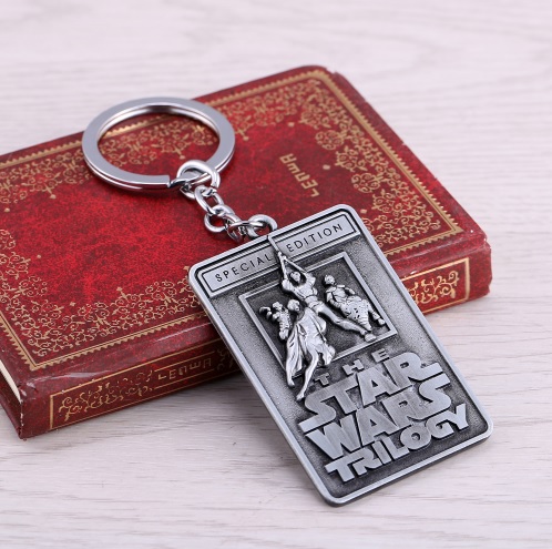 พวงกุญแจ โลหะ Star Wars Original Trilogy สีเงิน - Star Wars Keychain