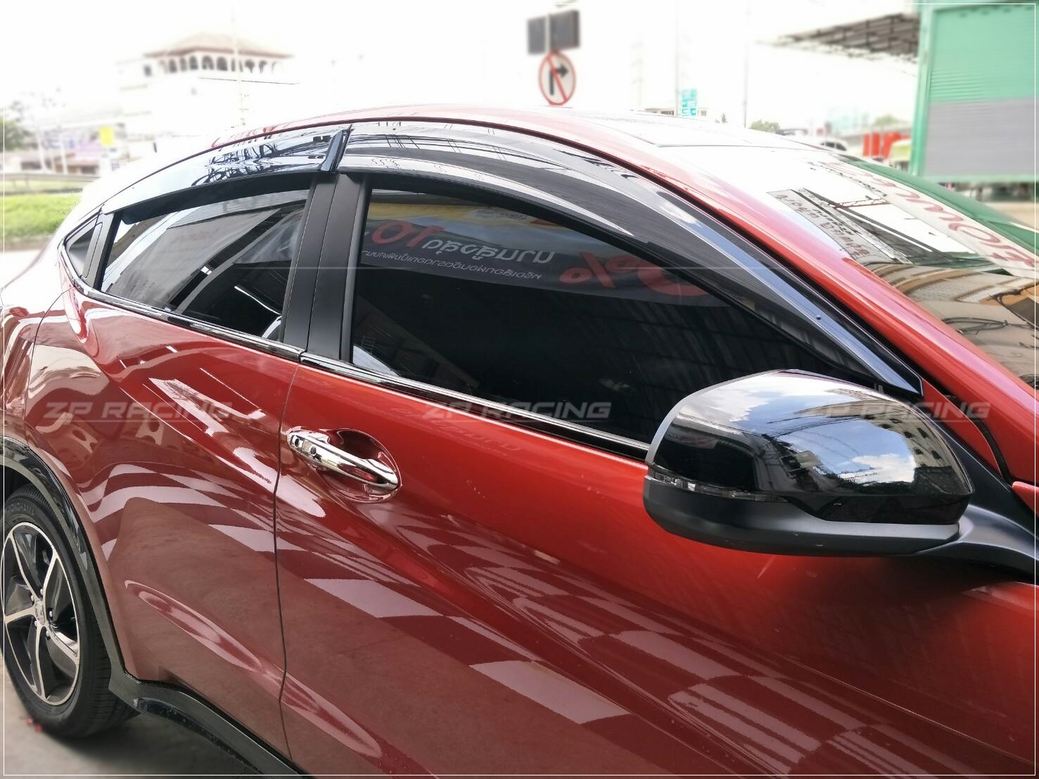 คิ้วกระจก M sport (10 ชิ้น) HR-V 2014-2021