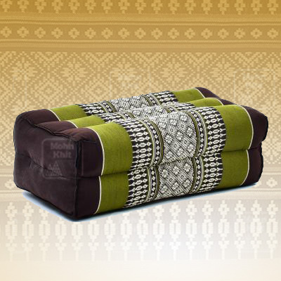 หมอนหนุน ขิดมาตรฐาน ของรับไหว้ ,The original Khit Rectangle health Pillow Thai Bolster Lumber 33x15x10 cm