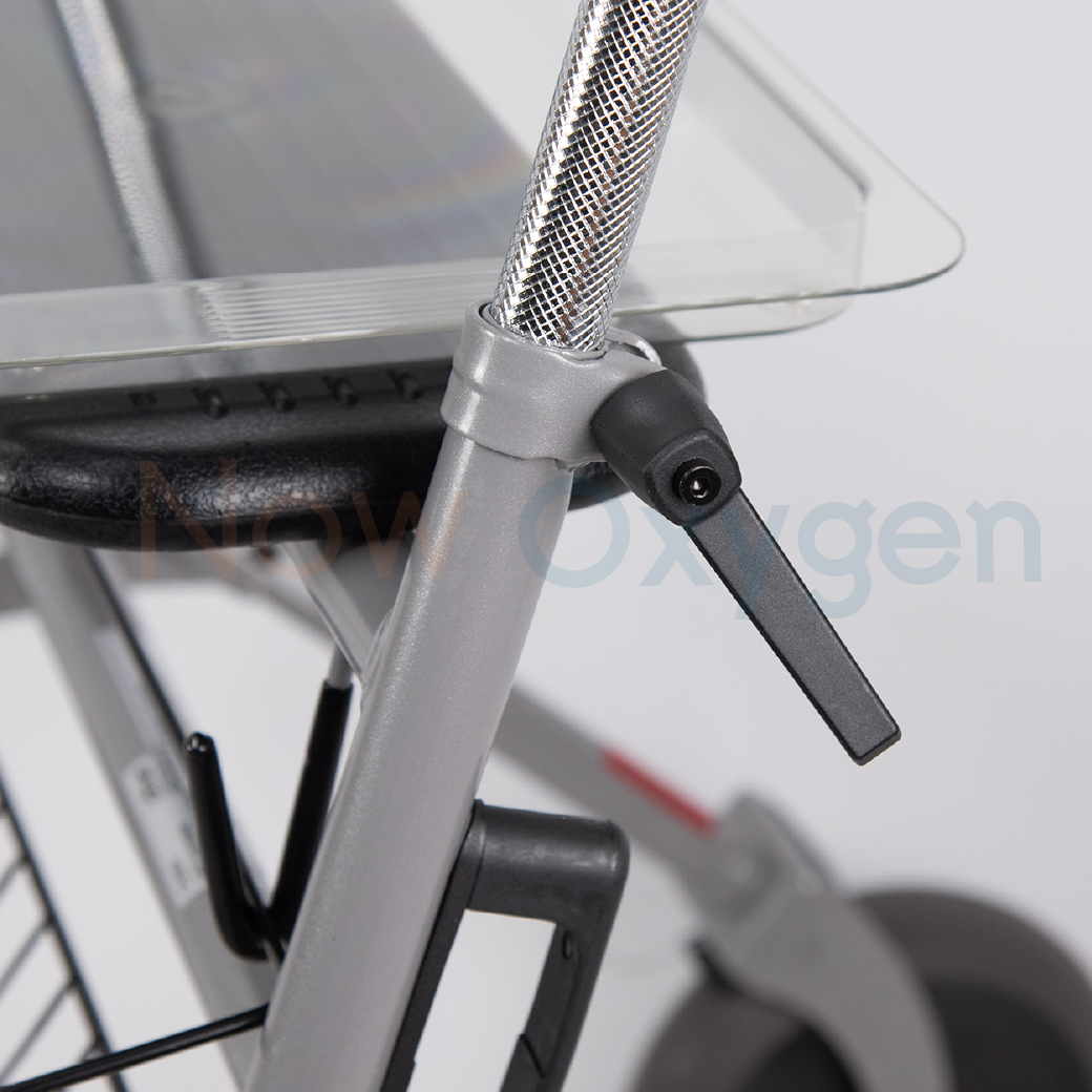 Devilbiss Rollator Cristallo วอล์คเกอร์ 4 ล้อ อุปกรณ์ช่วยพยุงเดิน อุปกรณ์ฝึกเดิน รับประกัน 2 ปี