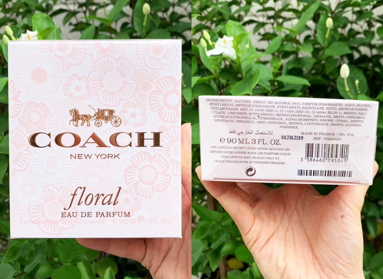 COACH Floral Eau de Parfum 90ml. [กล่องซีล] ของแท้ 100%