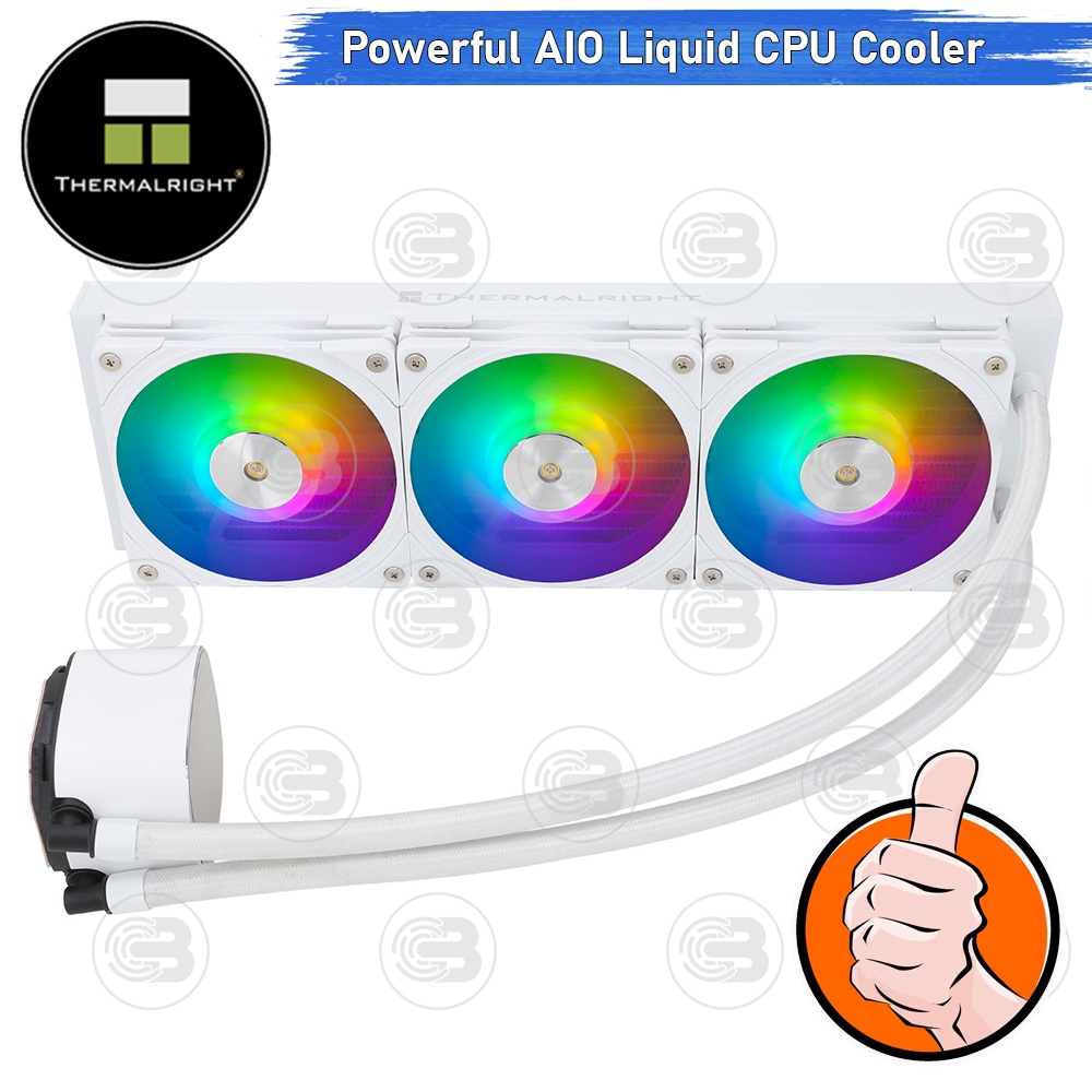 [CoolBlasterThai] Thermalright FROZEN HORIZON 360 WHITE ARGB AIO Liquid CPU Cooler (AM5/LGA1851 Ready) ประกัน 6 ปี