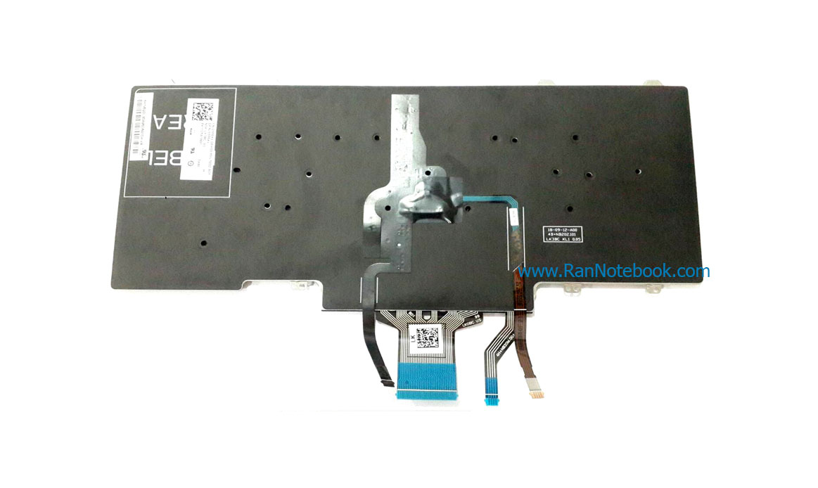 Keyboard Dell Latitude 5495, คีย์บอร์ด มีไฟ Backlit Dell Vostro แป้นพิมพ์ Thai/Eng Latitude 1P6XY ของแท้รับประกันศูนย์ Dell Thailand On-site Service