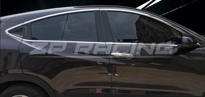 คิ้วกระจก Stainless 10 ชิ้น HR-V 2014-2021