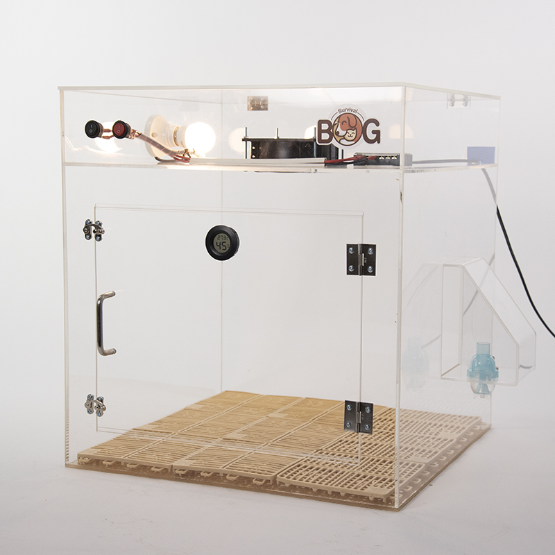 ตู้พักฟื้นสัตว์ สำหรับให้ออกซิเจนสัตว์ และพ่นละอองยา (เฉพาะตู้พักฟื้น)