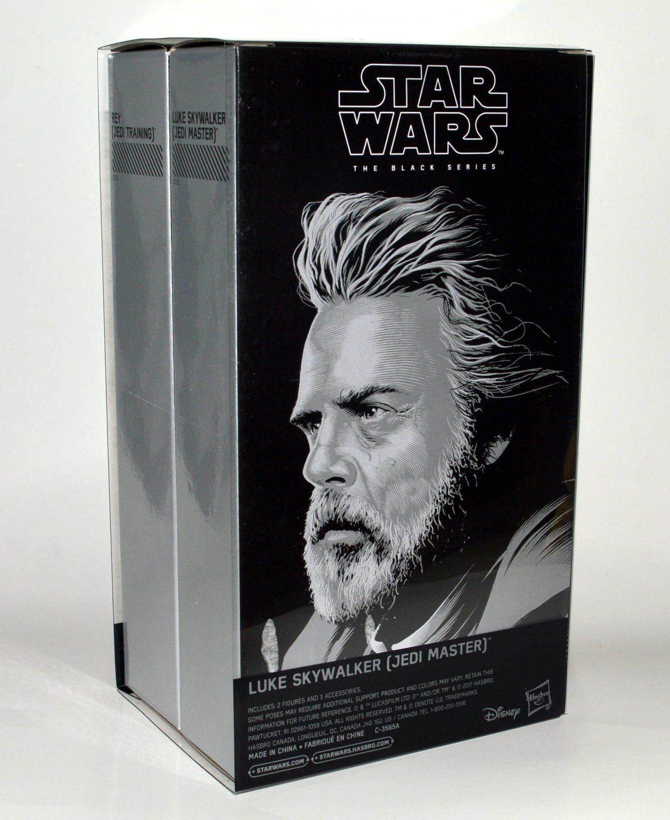 6" Rey and Luke Skywalker THE LAST JEDI - HASBRO Exclusive Black Series